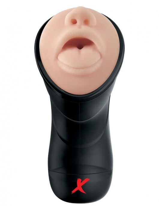 Мастурбатор-ротик Deep Throat Vibrating Stroker - Pipedream - в Королеве купить с доставкой