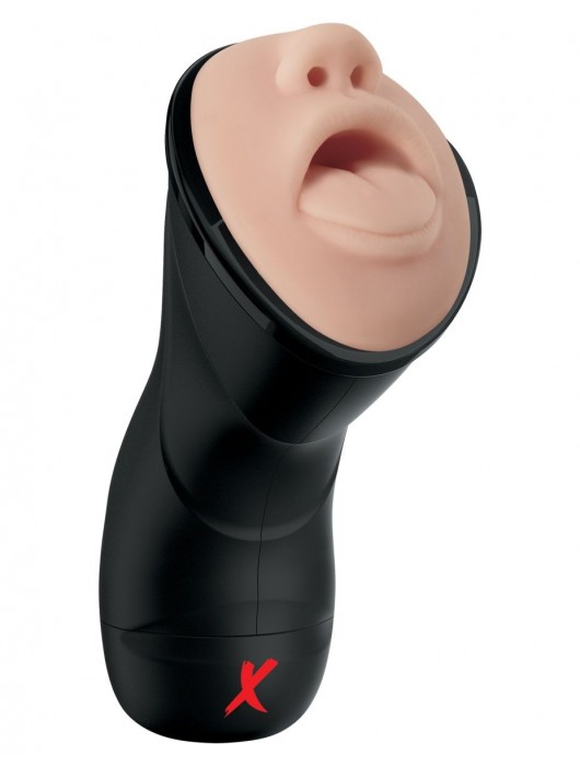 Мастурбатор-ротик Deep Throat Vibrating Stroker - Pipedream - в Королеве купить с доставкой
