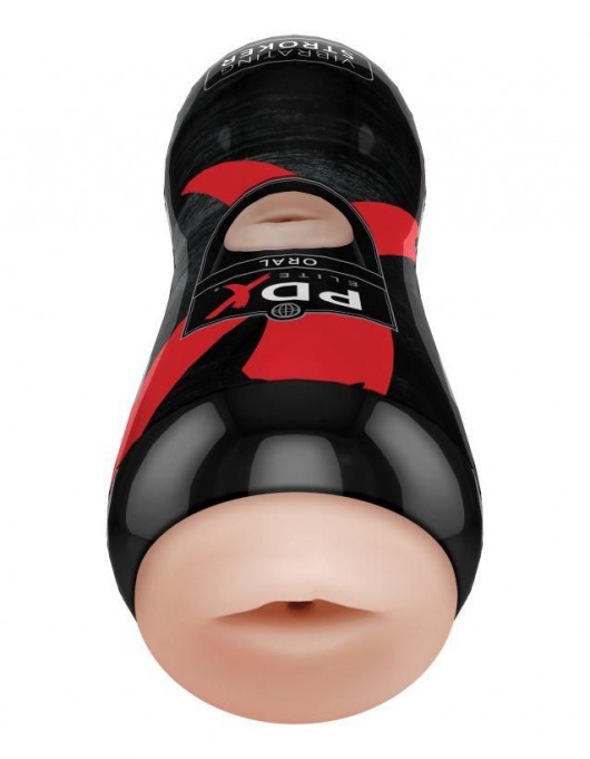 Мастурбатор-ротик Vibrating Oral Stroker - Pipedream - в Королеве купить с доставкой