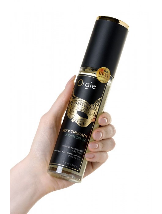 Минеральное массажное масло Orgie Sexy Therapy Afrodisiac - 200 мл. - ORGIE - купить с доставкой в Королеве