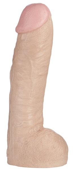 Огромная насадка-реалистик Vac-U-Lock Realistic Hung - 31,7 см. - Doc Johnson - купить с доставкой в Королеве