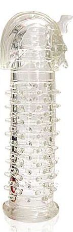 Закрытая прозрачная насадка на пенис Crystal Sleeve Faraon - 13,5 см. - Erowoman-Eroman - в Королеве купить с доставкой