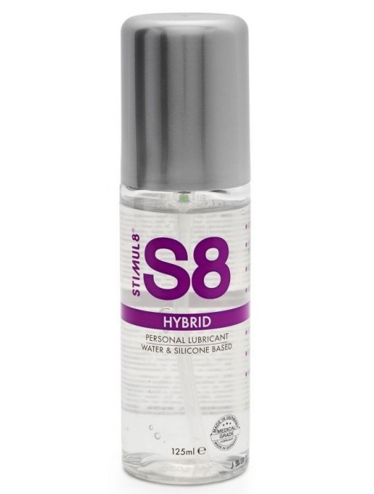 Интимная смазка на водно-силиконовой основе S8 Hybrid - 125 мл. - Stimul8 - купить с доставкой в Королеве