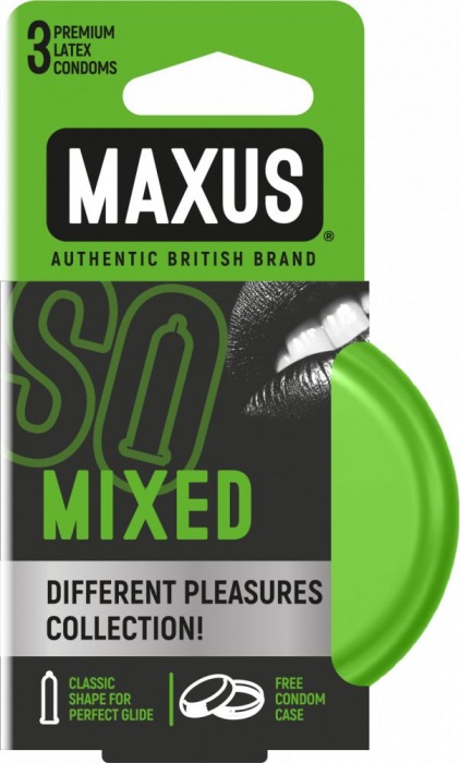 Презервативы в железном кейсе MAXUS Mixed - 3 шт. - Maxus - купить с доставкой в Королеве
