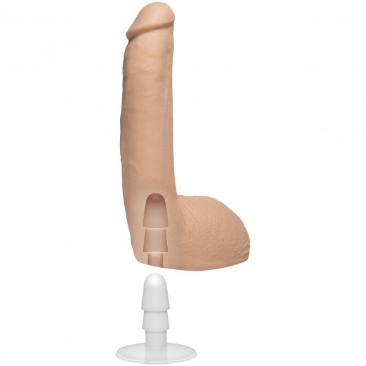 Телесный фаллоимитатор Xander Corvus 9  ULTRASKYN Cock - 22,9 см. - Doc Johnson