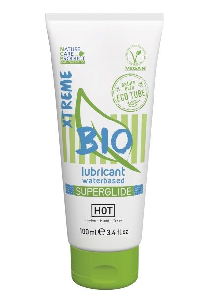 Интимный увлажняющий гель BIO SuperGlide Xtreme - 100 мл. - HOT - купить с доставкой в Королеве