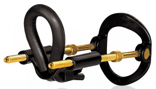 Черный экстендер-растяжитель пениса - Sex Expert - в Королеве купить с доставкой