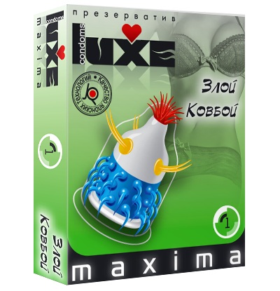 Презерватив LUXE Maxima  Злой Ковбой  - 1 шт. - Luxe - купить с доставкой в Королеве