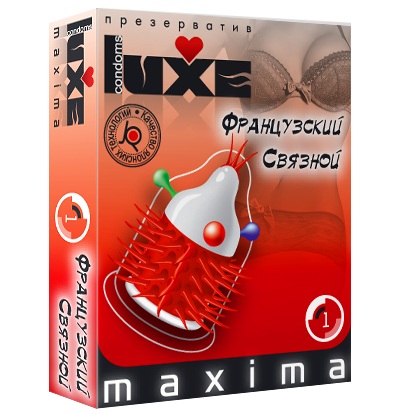Презерватив LUXE Maxima  Французский связной  - 1 шт. - Luxe - купить с доставкой в Королеве