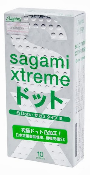 Презервативы Sagami Xtreme Type-E с точками - 10 шт. - Sagami - купить с доставкой в Королеве