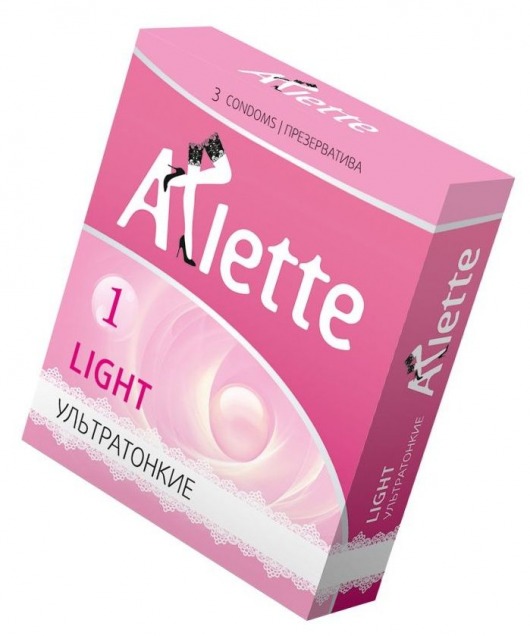 Ультратонкие презервативы Arlette Light - 3 шт. - Arlette - купить с доставкой в Королеве