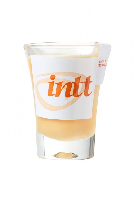 Массажная свеча для поцелуев Peach с ароматом персика - 30 гр. - INTT - купить с доставкой в Королеве