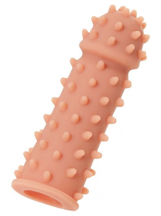 Телесная реалистичная насадка KOKOS Extreme Sleeve 03 с дополнительной стимуляцией - 12,7 см. - KOKOS - в Королеве купить с доставкой