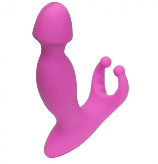 Розовый стимулятор простаты с усиками - 15 см. - 4sexdreaM - в Королеве купить с доставкой
