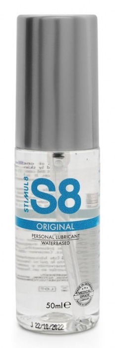 Универсальный лубрикант на водной осноdе S8 Original Lube - 50 мл. - Stimul8 - купить с доставкой в Королеве