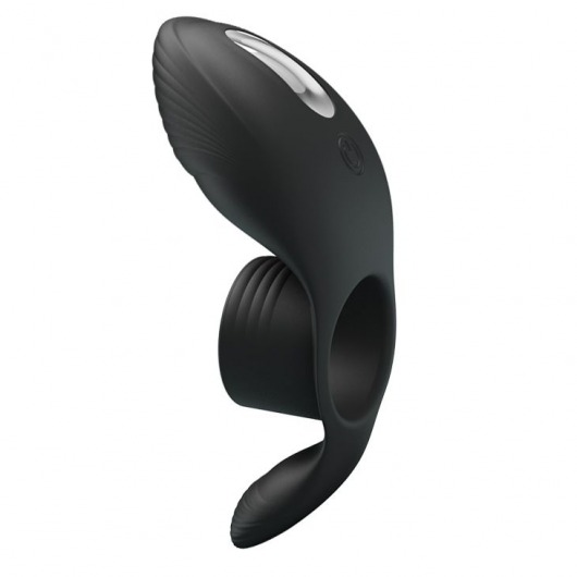 Черное кольцо на пенис с вибрацией Vibration Penis Sleeve - Baile - в Королеве купить с доставкой