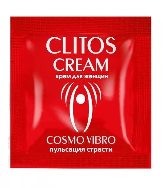 Пробник возбуждающего крема для женщин Clitos Cream - 1,5 гр. - Биоритм - купить с доставкой в Королеве