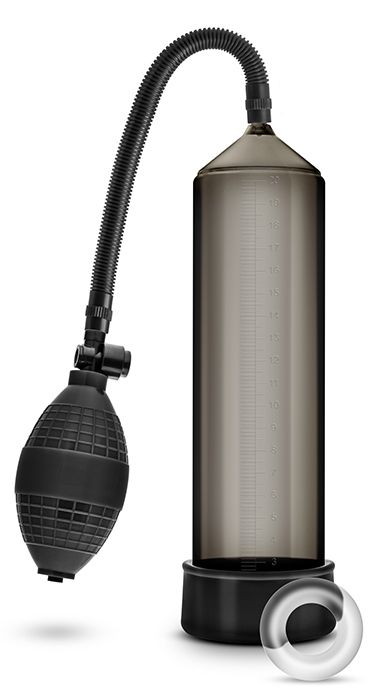 Черная вакуумная помпа VX101 Male Enhancement Pump - Blush Novelties - в Королеве купить с доставкой