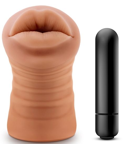 Кофейный мастурбатор-ротик Isabella - Blush Novelties - в Королеве купить с доставкой