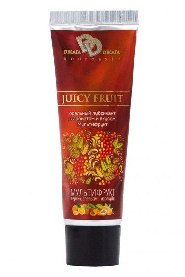 Интимный съедобный лубрикант JUICY FRUIT с ароматом фруктов - 30 мл. - БиоМед - купить с доставкой в Королеве
