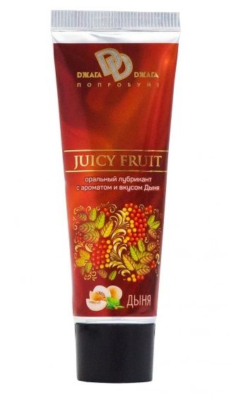 Интимный съедобный лубрикант JUICY FRUIT с ароматом дыни - 30 мл. - БиоМед - купить с доставкой в Королеве