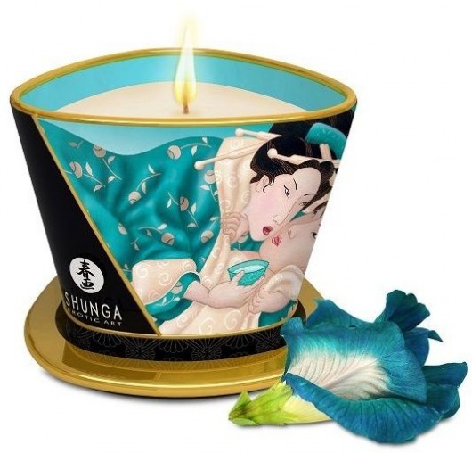 Массажная свеча Island Blossoms - 170 мл. - Shunga - купить с доставкой в Королеве