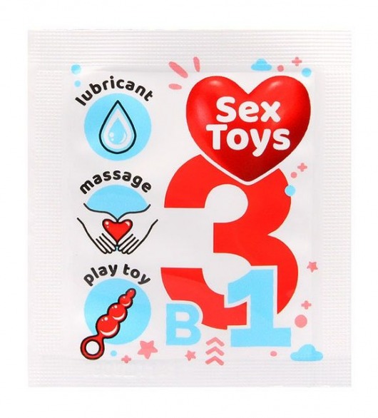 Гель-лубрикант на водной основе Sex Toys - 4 гр. - Биоритм - купить с доставкой в Королеве