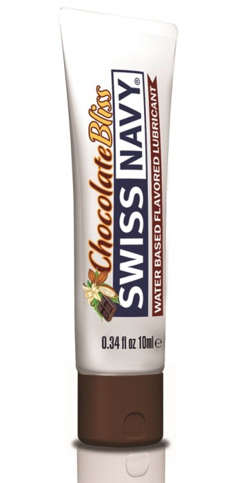 Лубрикант с ароматом шоколада Swiss Navy Chocolate Bliss Lube - 10 мл. - Swiss navy - купить с доставкой в Королеве