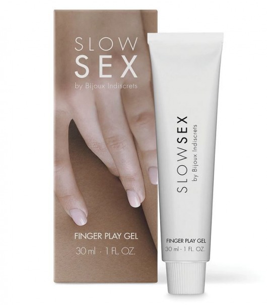 Гель для мастурбации с ароматом кокоса Slow Sex Finger Play Gel - 30 мл. - Bijoux Indiscrets - купить с доставкой в Королеве