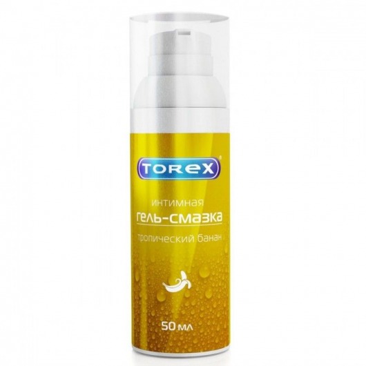 Гель-смазка на водной основе Torex  Тропический банан  - 50 мл. - Torex - купить с доставкой в Королеве