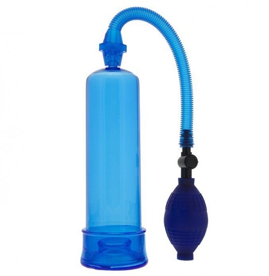 Синяя вакуумная помпа MENZSTUFF PENIS ENLARGER - Dream Toys - в Королеве купить с доставкой