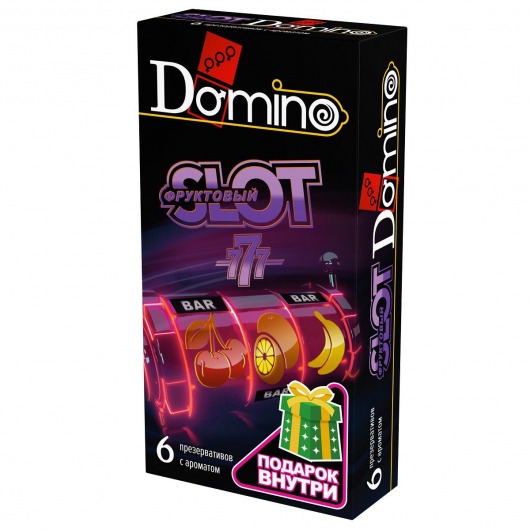 Ароматизированные презервативы DOMINO  Фруктовый слот  - 6 шт. - Domino - купить с доставкой в Королеве