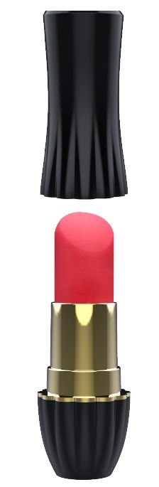 Клиторальный стимулятор-помада LIPSTICK - 9,3 см. - Dream Toys - купить с доставкой в Королеве