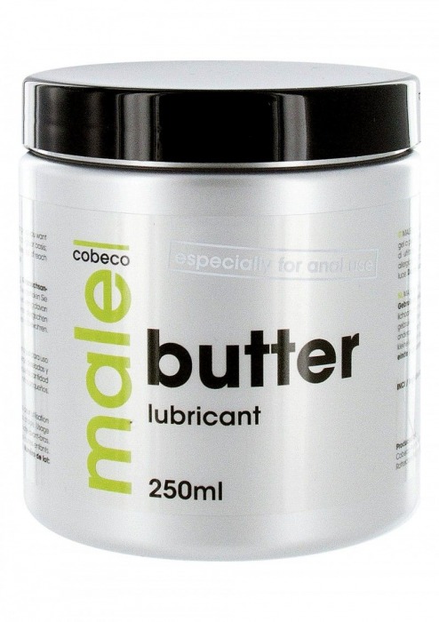 Анальный лубрикант MALE Cobeco Butter Lubricant - 250 мл. - Cobeco - купить с доставкой в Королеве