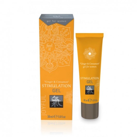 Возбуждающий интимный гель STIMULATION GEL Ginger   Cinnamon - 30 мл. - Shiatsu - купить с доставкой в Королеве