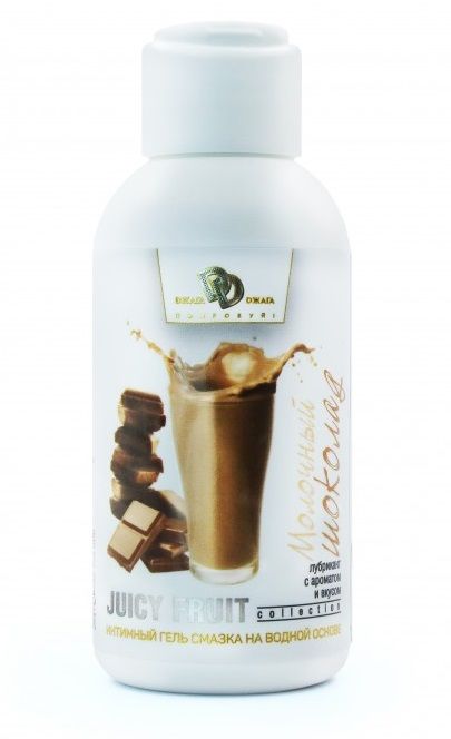 Интимный гель-смазка JUICY FRUIT с ароматом молочного шоколада - 100 мл. - БиоМед - купить с доставкой в Королеве
