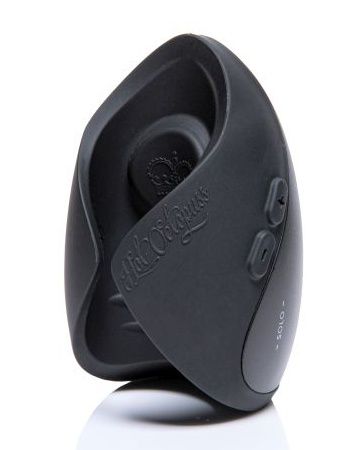 Черный инновационный мужской вибратор PULSE SOLO ESSENTIAL - Hot Octopuss - в Королеве купить с доставкой