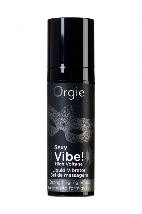 Гель для массажа ORGIE Sexy Vibe High Voltage с эффектом вибрации - 15 мл. - ORGIE - купить с доставкой в Королеве
