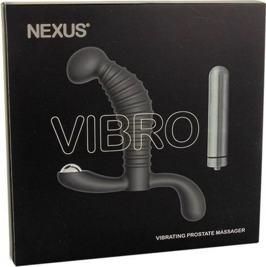 Стимулятор простаты Nexus Vibro Black - 10,2 см. - Nexus Range - в Королеве купить с доставкой