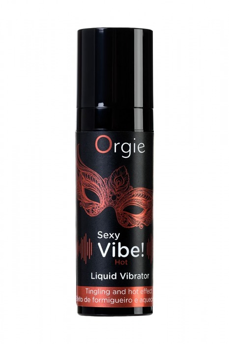 Разогревающий гель для массажа ORGIE Sexy Vibe Hot с эффектом вибрации - 15 мл. - ORGIE - купить с доставкой в Королеве