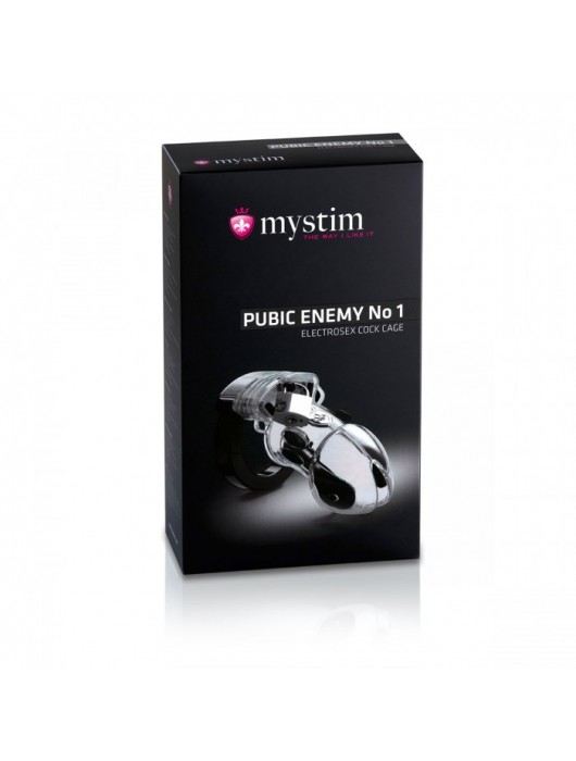 Пояс верности с электростимуляцией Pubic Enemy №1 - MyStim - купить с доставкой в Королеве