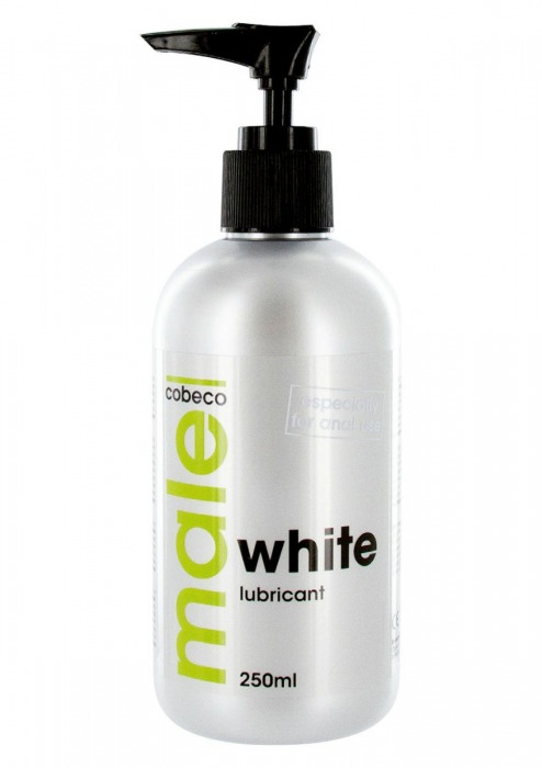 Анальная смазка на водной основе MALE Cobeco White Lubricant - 250 мл. - Cobeco - купить с доставкой в Королеве