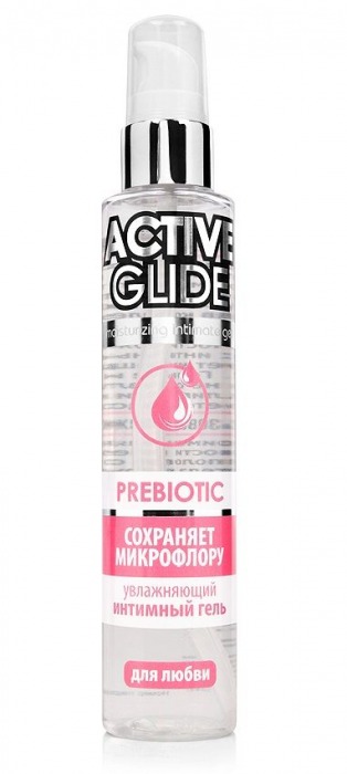 Увлажняющий интимный гель Active Glide Prebiotic - 100 гр. - Биоритм - купить с доставкой в Королеве