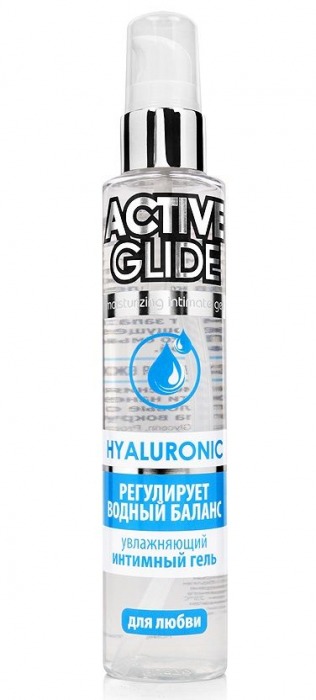 Увлажняющий интимный гель Active Glide Hyaluronic - 100 гр. - Биоритм - купить с доставкой в Королеве