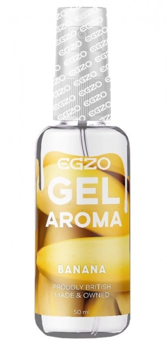 Интимный лубрикант EGZO AROMA с ароматом банана - 50 мл. - EGZO - купить с доставкой в Королеве