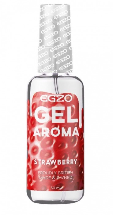 Интимный лубрикант EGZO AROMA с ароматом клубники - 50 мл. - EGZO - купить с доставкой в Королеве