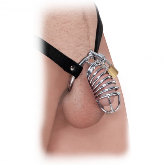 Кольцо верности Extreme Chastity Belt с фиксацией головки - Pipedream - купить с доставкой в Королеве