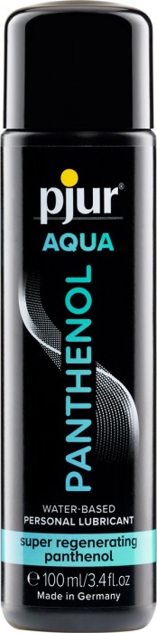 Лубрикант на водной основе с пантенолом pjur AQUA Panthenol - 100 мл. - Pjur - купить с доставкой в Королеве