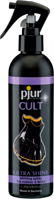 Спрей для ухода за одеждой из латекса pjur CULT Ultra Shine - 250 мл. - Pjur - купить с доставкой в Королеве