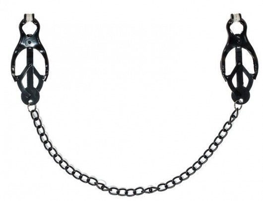 Зажимы на соски Darkside с цепочкой - Lola Games - купить с доставкой в Королеве